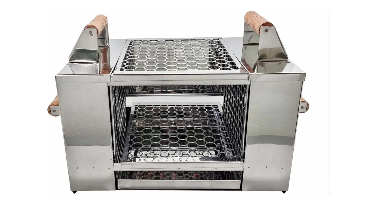 Churrasqueira para apartamento 2 grelhas