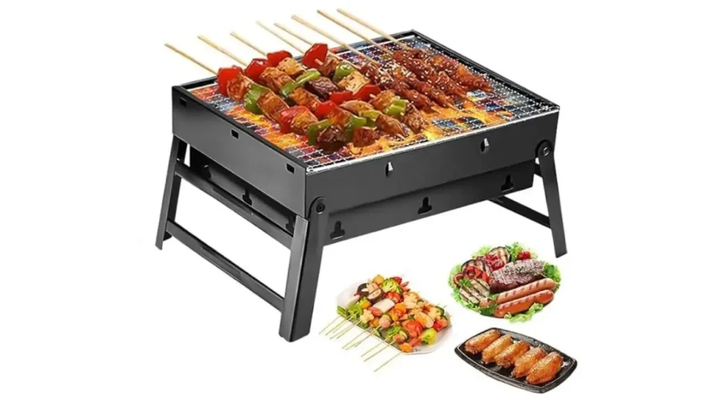 Mini Churrasqueira Para Apartamento Portatil Dobravel