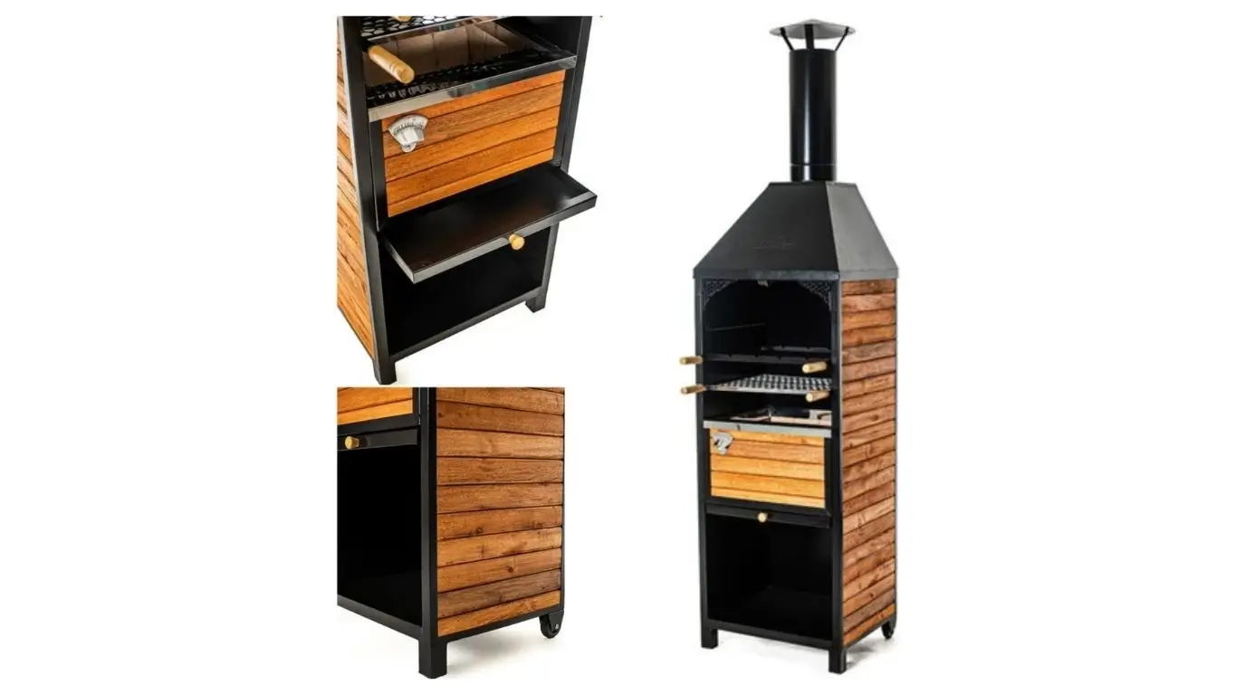 Churrasqueira pre moldada para parede