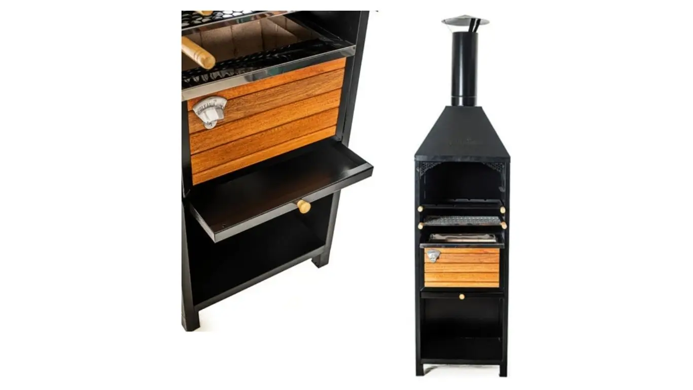 Churrasqueira pre moldada de parede