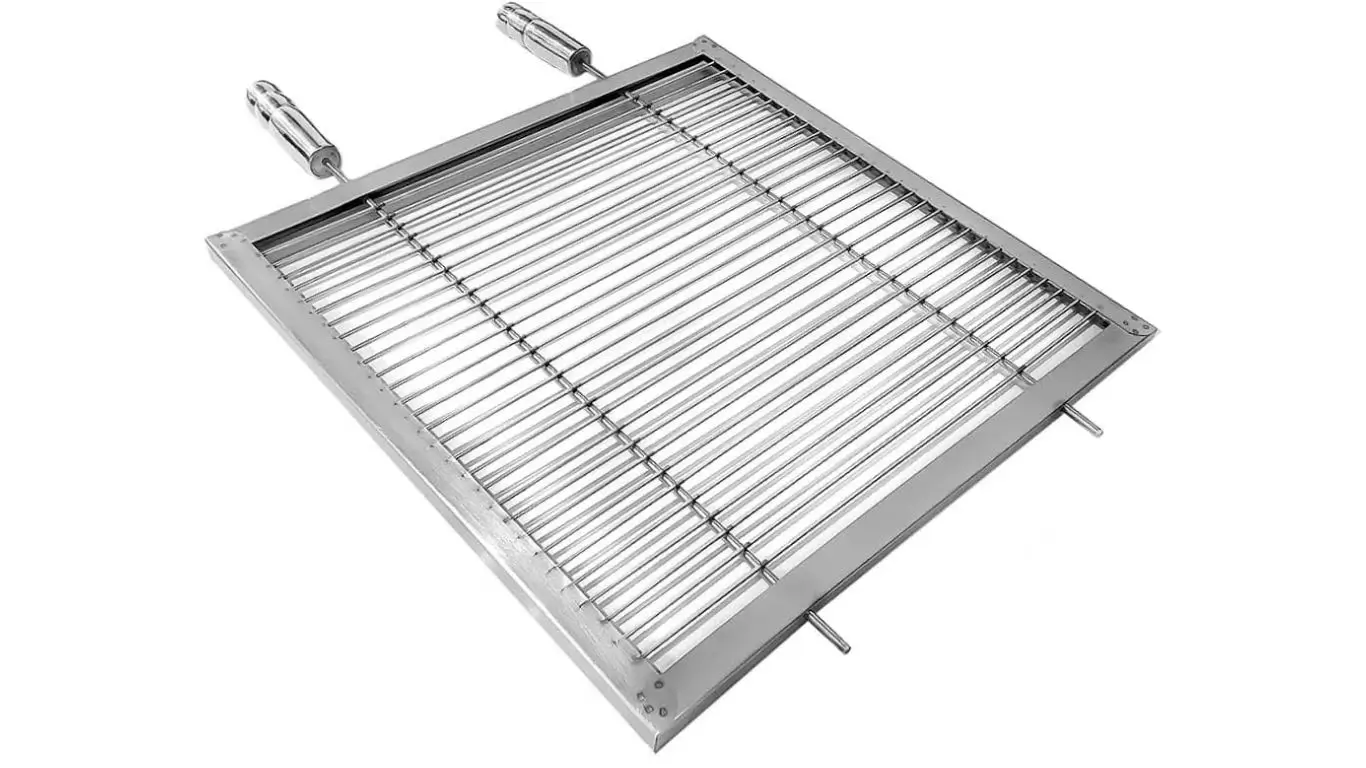 Grelhas para churrasqueiras Aramada Simples de Inox Estilo Uruguaia