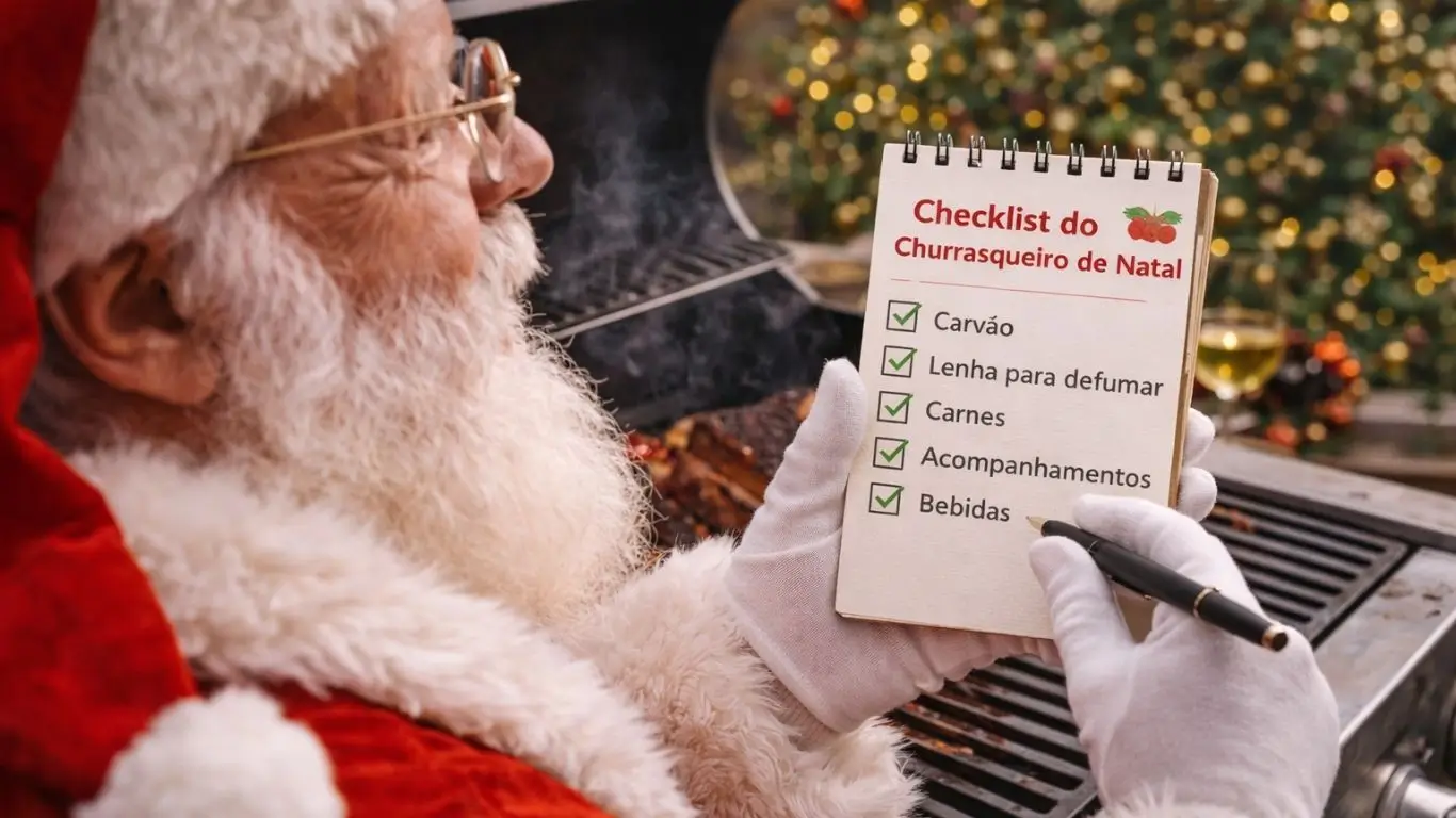 Checklist do Churrasqueiro de Natal Pra Não esquecer Absolutamente nada!