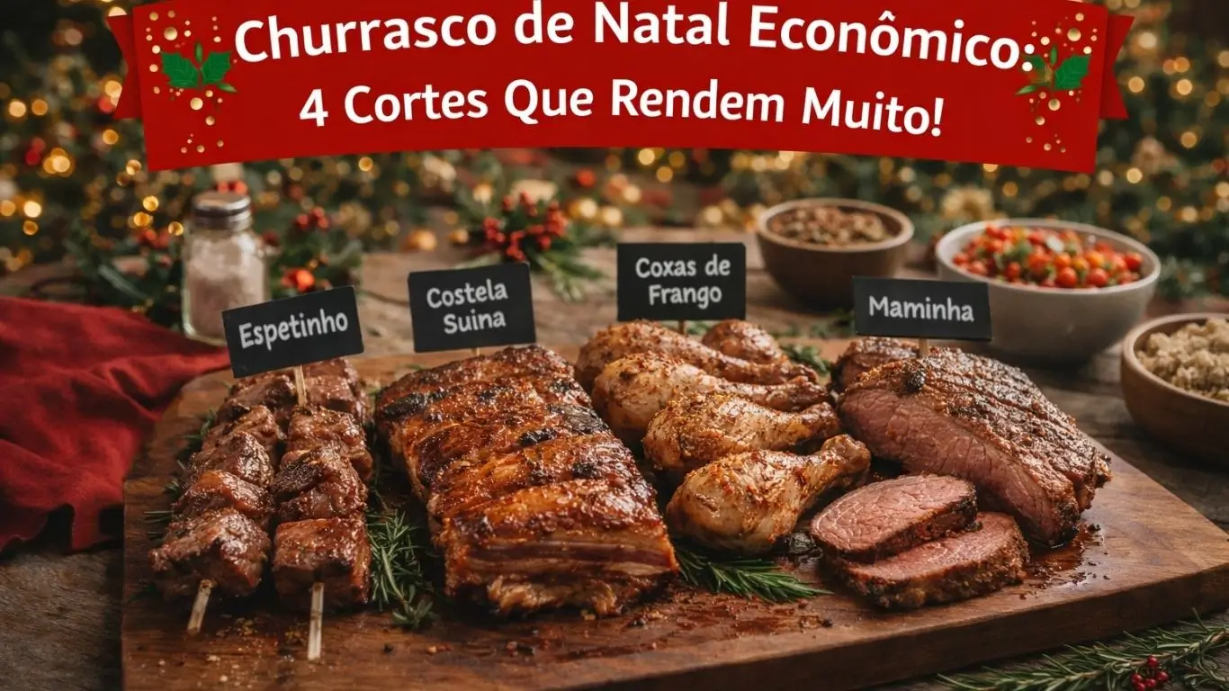 Churrasco de Natal Econômico 4 Cortes Que Rendem Muito, e Economize!