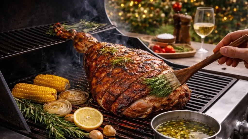 Como fazer o Pernil de Natal na Churrasqueira Descubra!