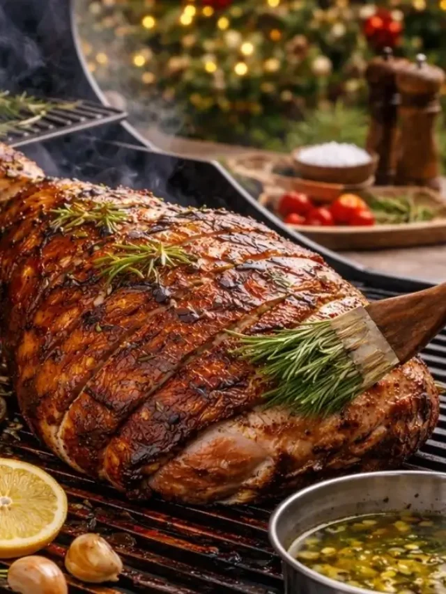 Como fazer o Pernil de Natal na Churrasqueira Descubra!
