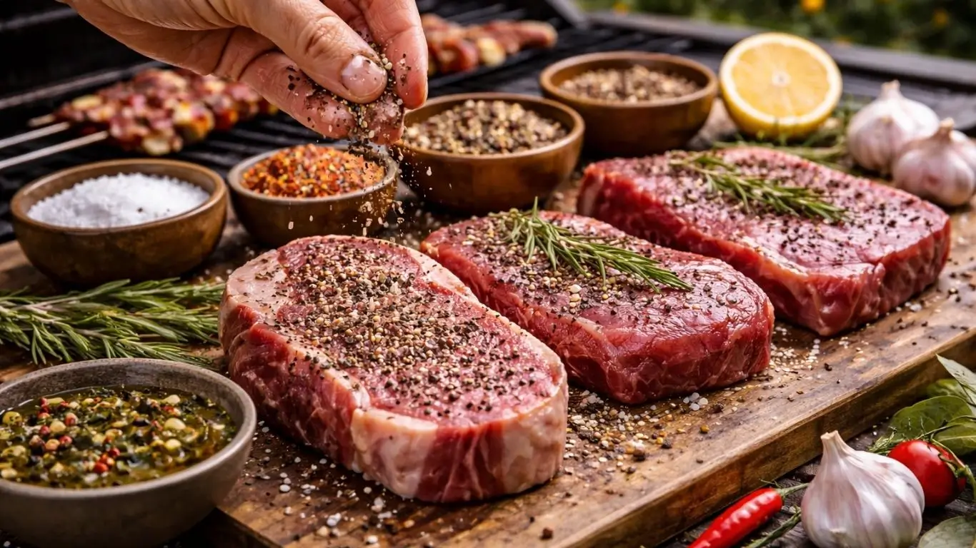 Descubra como temperar carnes para churrasco corretamente