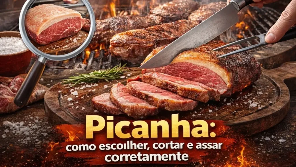 Picanha descubra como escolher, cortar e assar corretamente!