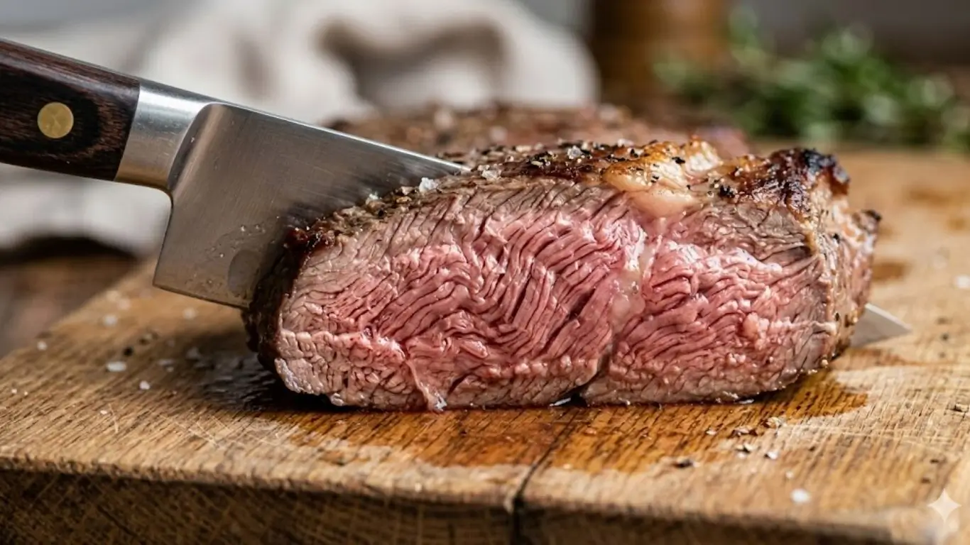 O erro que quase todos cometem ao cortar a carne: Que deixa a picanha dura!