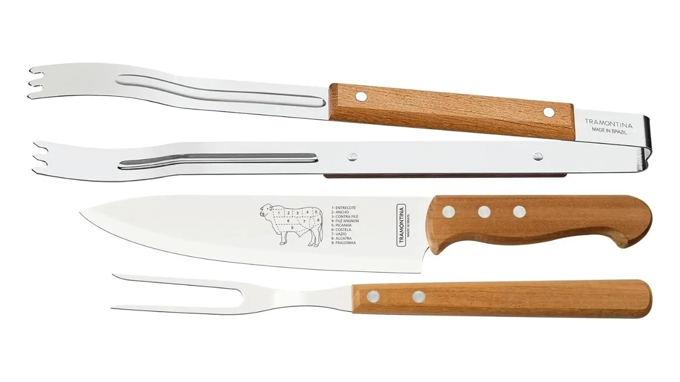 Kit para Churrasco Tramontina Tradicional 3 peças: Review